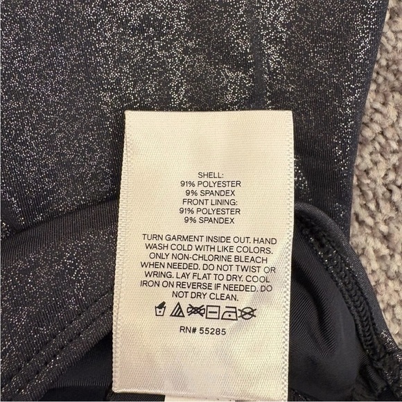 Express Women's Body Contour Bodysuit Size XL Shine One Shoulder Long Sleeve NWT - Picture 16 of 16